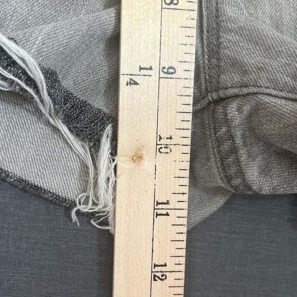 J Brand Denim Cut Off Shorts Womens Size 28 Gray Distressed Frayed Hem Festival - Picture 10 of 11